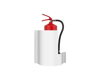 Подставка для огнетушителя Wawe дизайнерская Daken (белая)