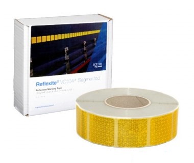 Светоотражающая лента для мягкой поверхности (желтая) ORAFOL (цена за метр)