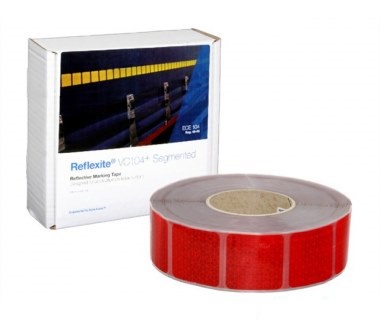 Светоотражающая лента для мягкой поверхности (красная) ORAFOL (цена за метр)
