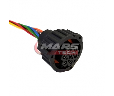 Розетка для прицепа 7 контактная Mars AMP 1.5 с проводами