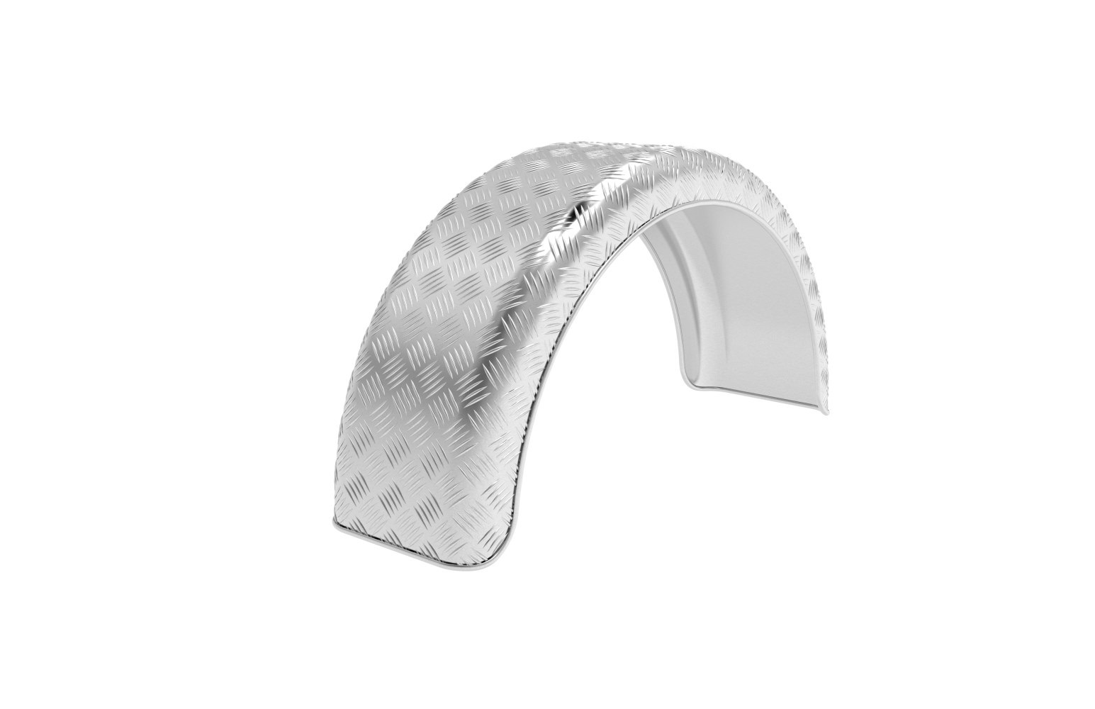 Алюминиевое крыло для легкового прицепа Domar B=200 мм с защитным профилем