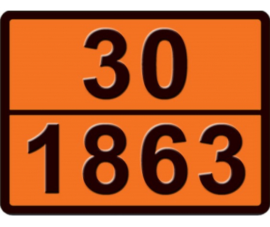 Информационная табличка ADR "Авиационное топливо 30-1863" Bicma