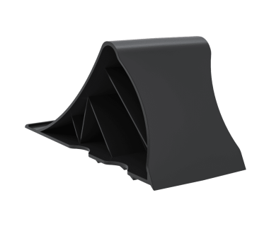 Упор пластиковий противідкатний 225x90x100мм