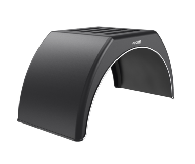 Крило пластикове на причіп з білою смугою Domar DK3120, B=510 мм