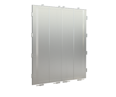 Ворота для полуприцепа алюминиевые з аксесуарами