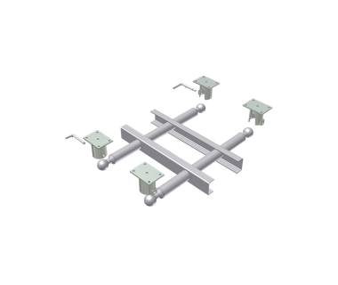 Комплект куль для перекидання кузова Ø75, 5000 кг