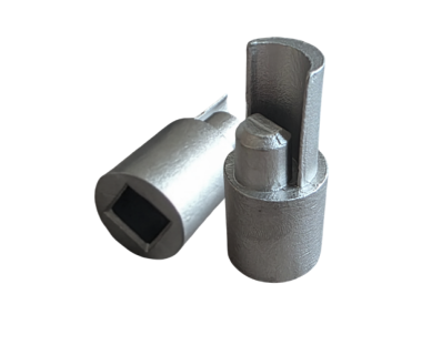 Переходник механизма натяжки тента, Ø27мм, квадрат нижний