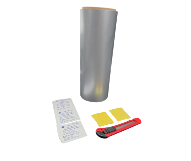 Ремкомплект для тента рулон 30х150 см, серебрянный