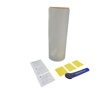 Ремкомплект до тенту, рулон, 30х150 см, сірий