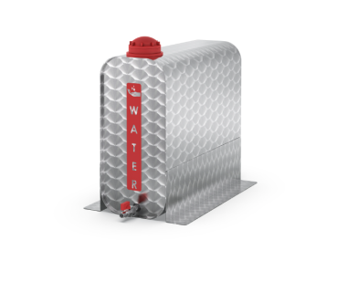 Бак для воды  автомобільний  Daken 25 л с дозатором и боковими опорами (рукомойник)