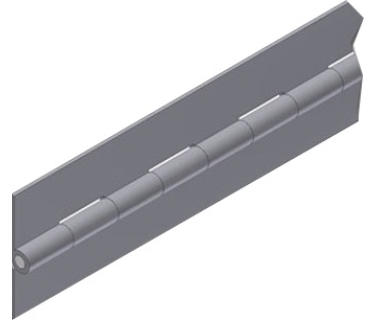 Петля рояльная нержавеющая 40х1970 мм