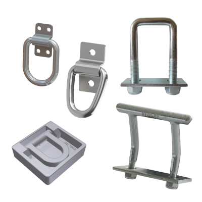 Врезные кольца и скобы